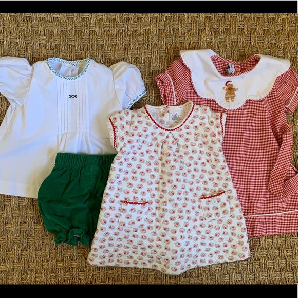 LOT Girl’s Christmas Clothes 12-18M - Picture 3 of 3